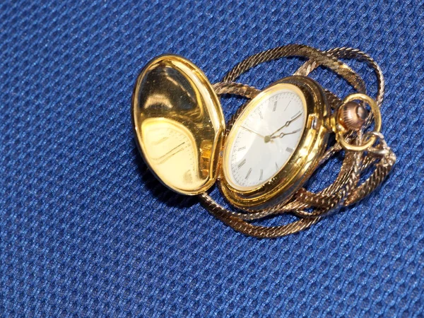 Vacker Antik Fickur Väska Ädel Metall Guld — Stockfoto
