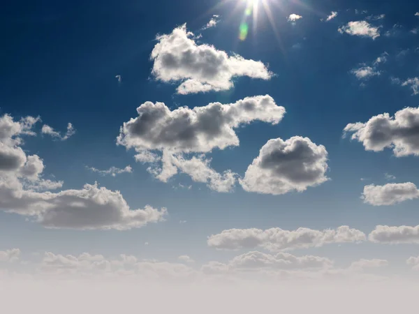 Vacker Molnig Himmel Som Symbol För Det Himmelska Landskapet — Stockfoto