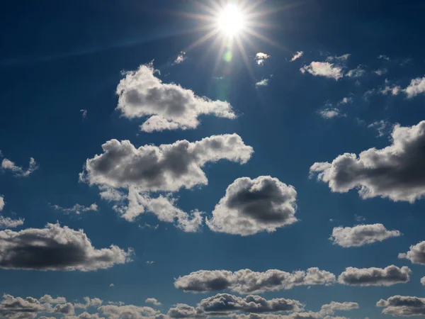 Mooie Bewolkte Lucht Als Symbool Van Het Hemelse Landschap — Stockfoto