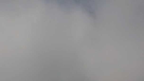 Vista Del Bellissimo Cielo Nuvoloso Paesaggio Dal Finestrino Dell Aereo — Video Stock