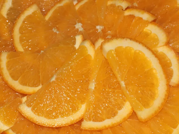 Slices Fresh Ripe Orange Delicacy — Stock Photo, Image