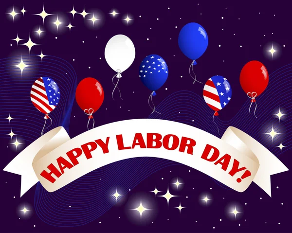 Labor Day banner. — Stock vektor