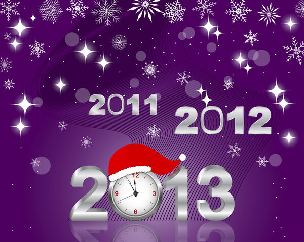 Silver 2011, 2012 and 3d 2013 with clock.