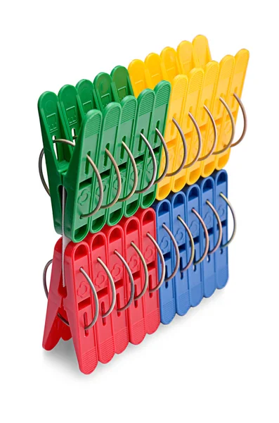 Colorful clothespins — Stock Photo, Image