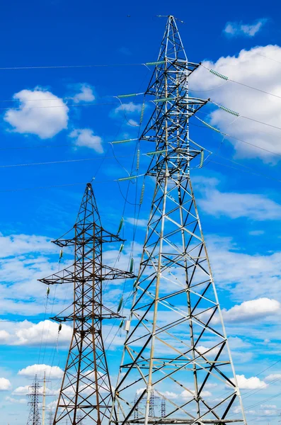 High voltage power pylon — Stock Photo, Image