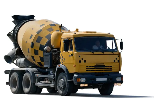 Cement mixer truck — Stock Photo, Image