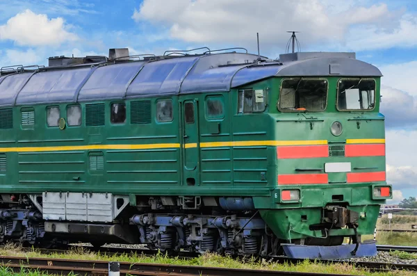Locomotiva para comboios de mercadorias — Fotografia de Stock