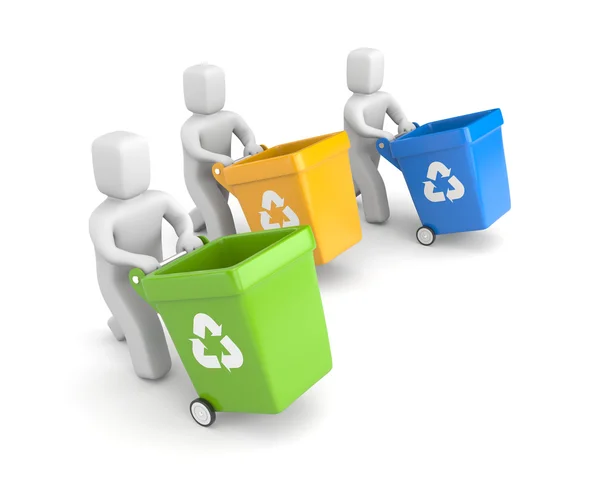 Recycling van opslaglocaties — Stockfoto