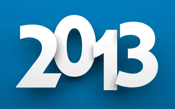 Karte zum neuen Jahr 2013 — Stockfoto