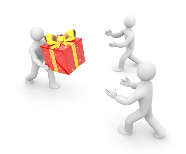 Delivery of gifts — Stock Photo, Image