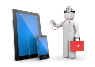 Doktor stetoskop ile elektronik incelemek