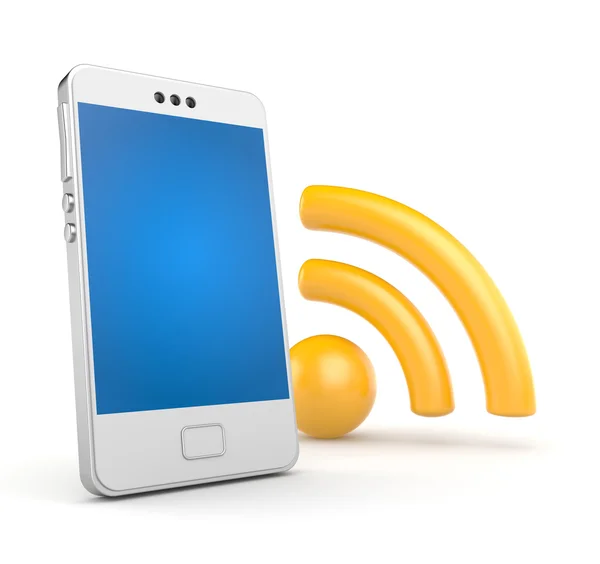 Telefono con Wi-Fi — Foto Stock