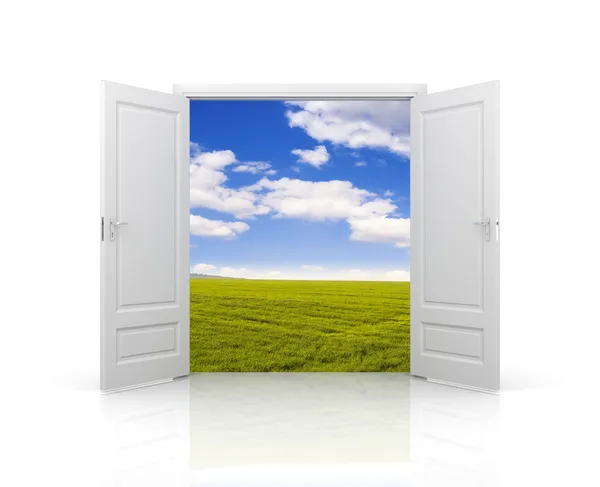 Dveře do jara — Stock fotografie