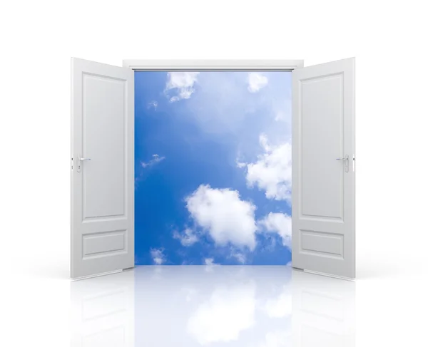Door to sky — Stock Photo, Image