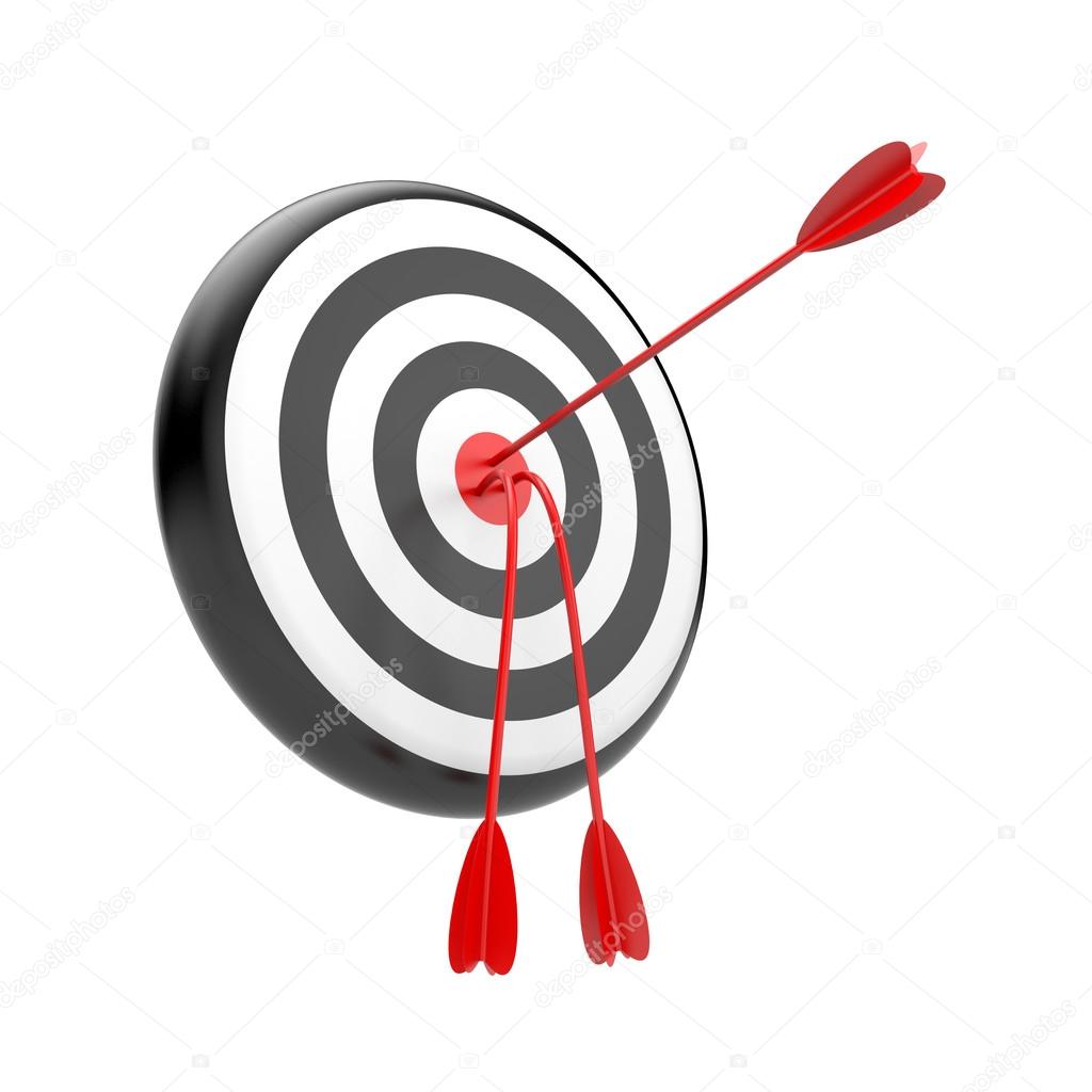 Target with arrows