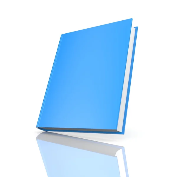 Blank book with reflection — Stock Photo, Image