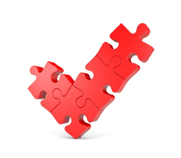 Vinkje uit puzzels — Stockfoto