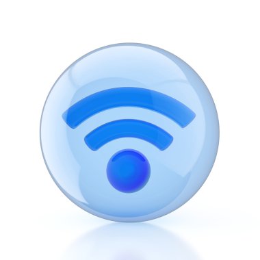 Kablosuz ağ. WiFi simgesi