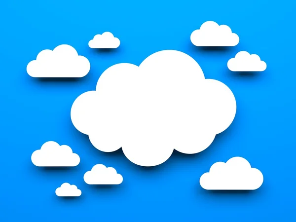 Cloud metaphor — Stock Photo, Image