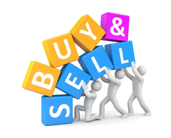 Kupuj i sprzedawaj — Zdjęcie stockowe