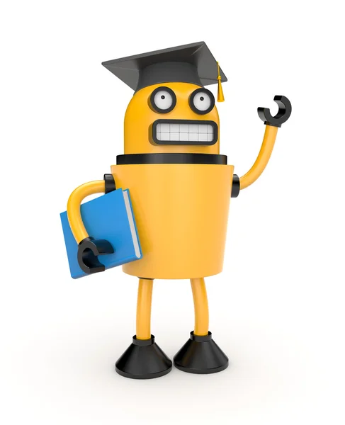 Estudiante robot — Foto de Stock