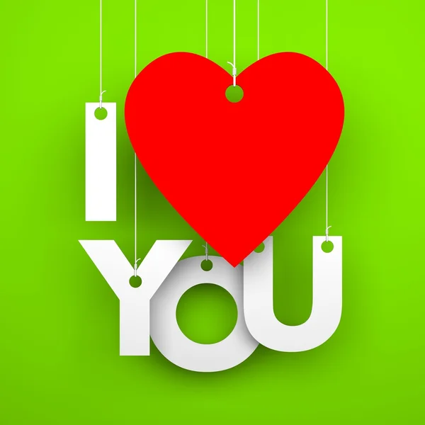 I love you — Stock Photo, Image