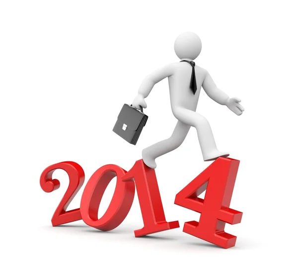 Run to new year — Stock Photo, Image