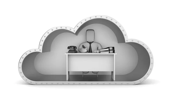Cloud technológia, metafora — Stock Fotó