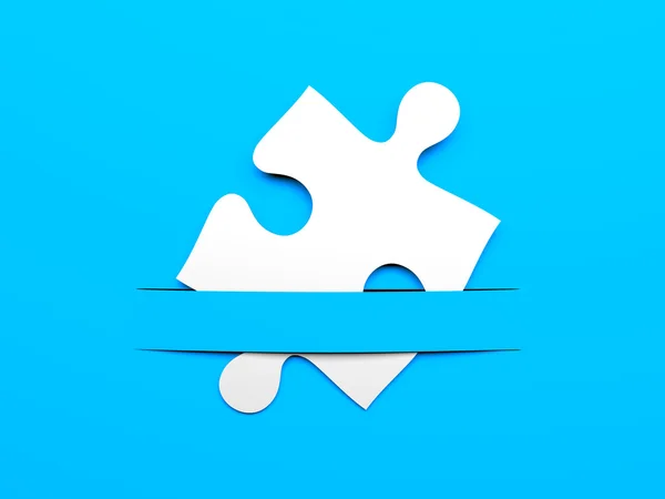 Puzzle-jel — Stock Fotó