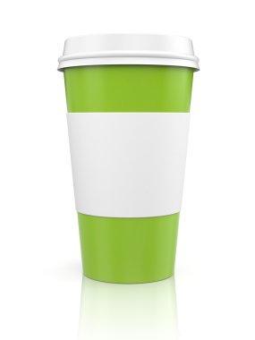 Coffee in thermo cap clipart