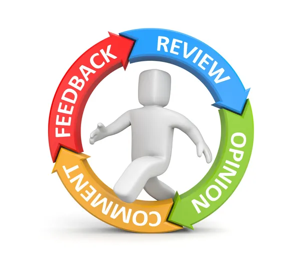 Feedback, recensioni, opinioni, commenti — Foto Stock