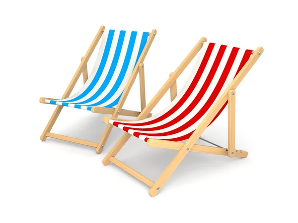 Deck chairs — Zdjęcie stockowe