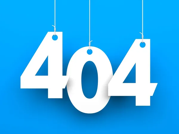 404 Fehler. Seite nicht gefunden — Stockfoto