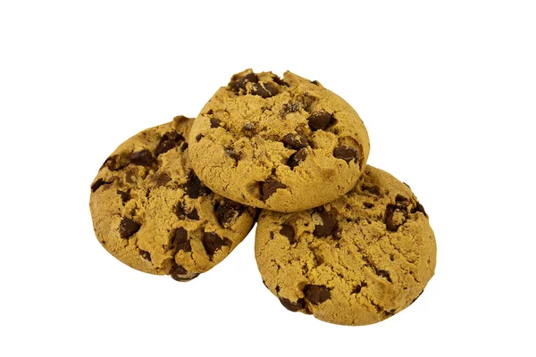 Biscuit with chocolate chips — Stock Photo, Image