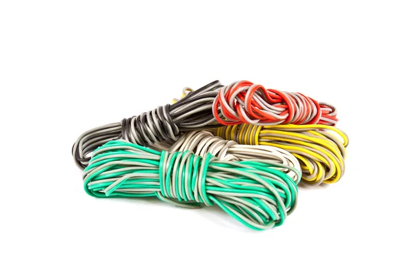 Colored wire bundles — Stock Photo, Image