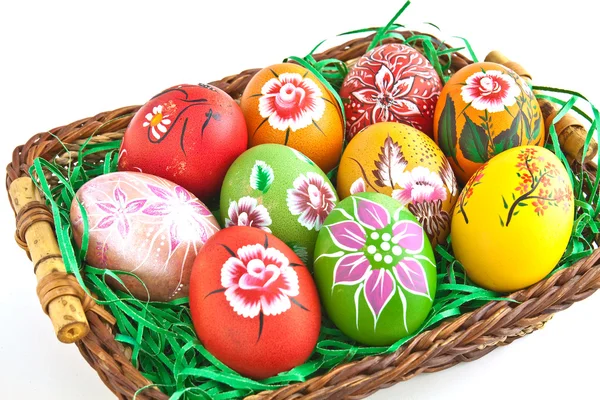 Ręcznie malowane jajka — Zdjęcie stockowe