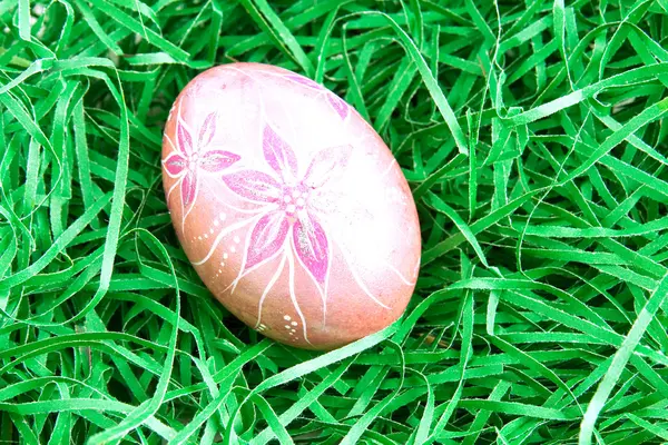 Hand painted egg — Stock Photo, Image