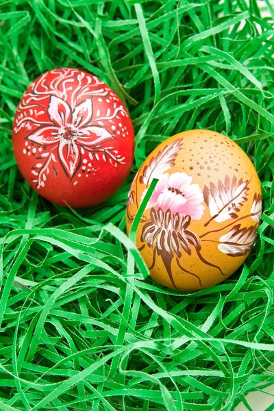 Hand painted egg — Stock Photo, Image