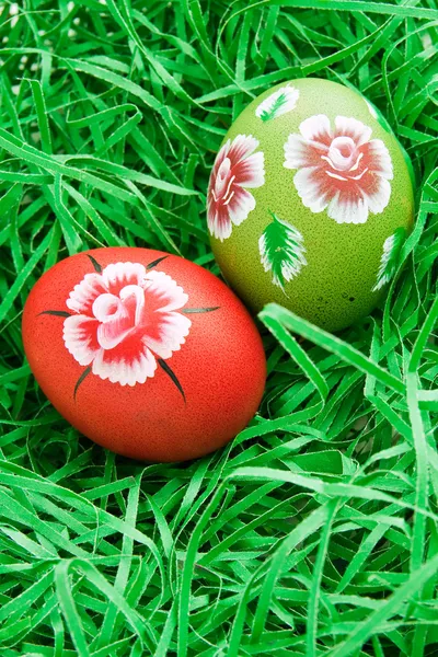 Hand painted egg — Stock Photo, Image