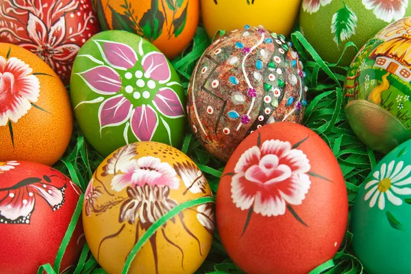 Hand painted egg — Stock Photo, Image