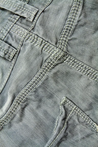 Деталь джинсовых брюк — стоковое фото