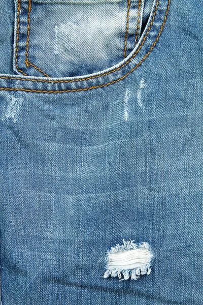 Detail of denim trousers — Stock Photo, Image