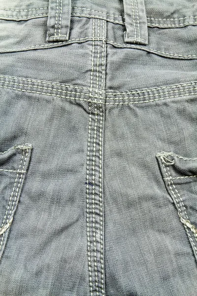 Detail of denim trousers — Stock Photo, Image