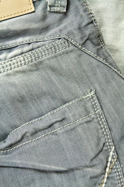 Деталь джинсових штанів — стокове фото