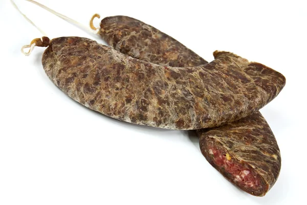 Flat sausage — Stock Photo, Image