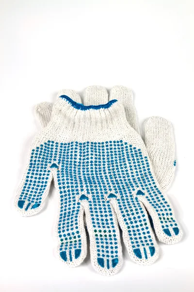 Knitted working gloves — Stock Photo, Image