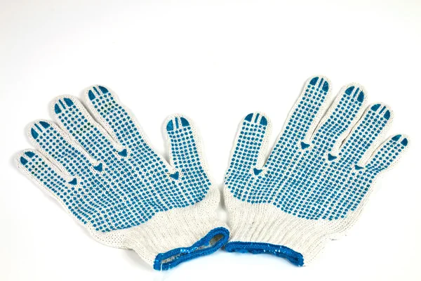 Knitted working gloves — Stock Photo, Image