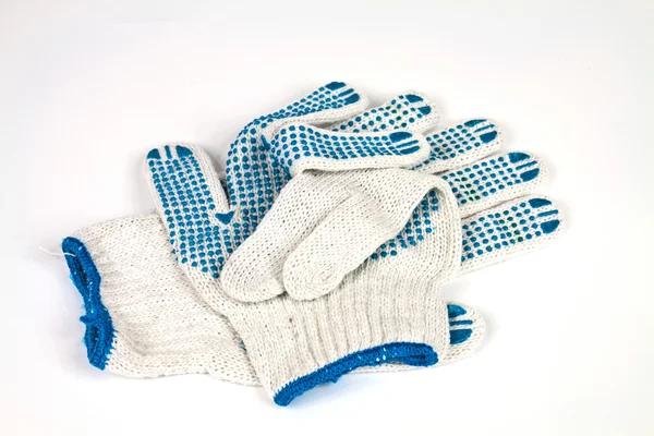 Knitted working gloves — Stock Photo, Image