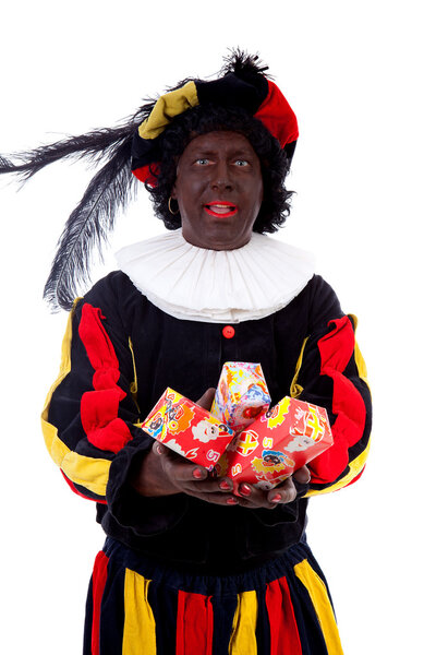 Zwarte piet (black pete) типичный голландский символ
