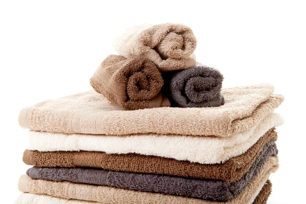 Pile of towels — Stock Photo, Image